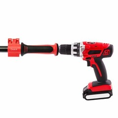 6 Ft Toilet Auger, Manual or Drill Powered with Drop Head for T-Junction Pipes