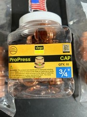 PROPRESS NIBCO VIEGA QTY (30) 3/4&Prime; PRO PRESS COPPER FITTINGS *MADE IN USA GER*