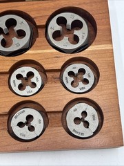 FOUR STAR PRODUCTS Thread Die Repair Kit Metric MODEL S1991M in Wood Box