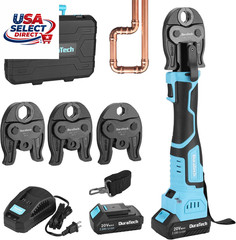 20V Brushless Copper Pipe Crimping Tool with 1/2&Prime;, 3/4&Prime;, 1&Prime; VUS Jaws