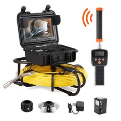 9 In 300ft /91.5m Sewer Camera Pipe Inspection Camera w/ 512hz Sonde