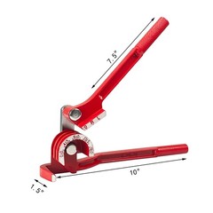 Tube Bender 0180 Degree Pipe Tool 1/4 5/16 3/8 Inch Steel Copper Aluminum