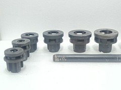 EGA MASTER PIPE THREADING DIE SET 1/2&Prime; TO 2&Prime; BSPT MANUAL HAND THREADER FAST SHIP