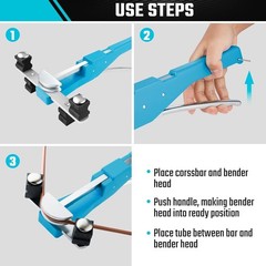 Tube Bender Set Aluminum Alloy 1/4-7/8 inch Pipe Bending and Cutting Tools