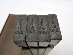 Ridgid High Speed 3/8&Prime; x 16 UNC Bolt Dies Set RH 48225 USA