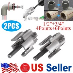 Integrated Internal, External Pipe Threading-Tool PVC Pipe Threader Cutting Kit