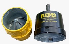 Three Industrial Pipe Deburring / Reaming tools with drill adapters 10-42mm REMS