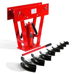 VEVOR Hydraulic Pipe Bender 16 Ton Manual Pipe Bending Tool with 8 Dies