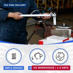 Manual Rebar Bender Mini Tubing Wire Bender Steel Construction Hand Rod Forming