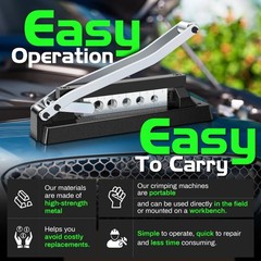 Heavy Duty Standard Hose Crimper, Hose Crimping Tool, with Ferrules (50PK) 0&hellip;.