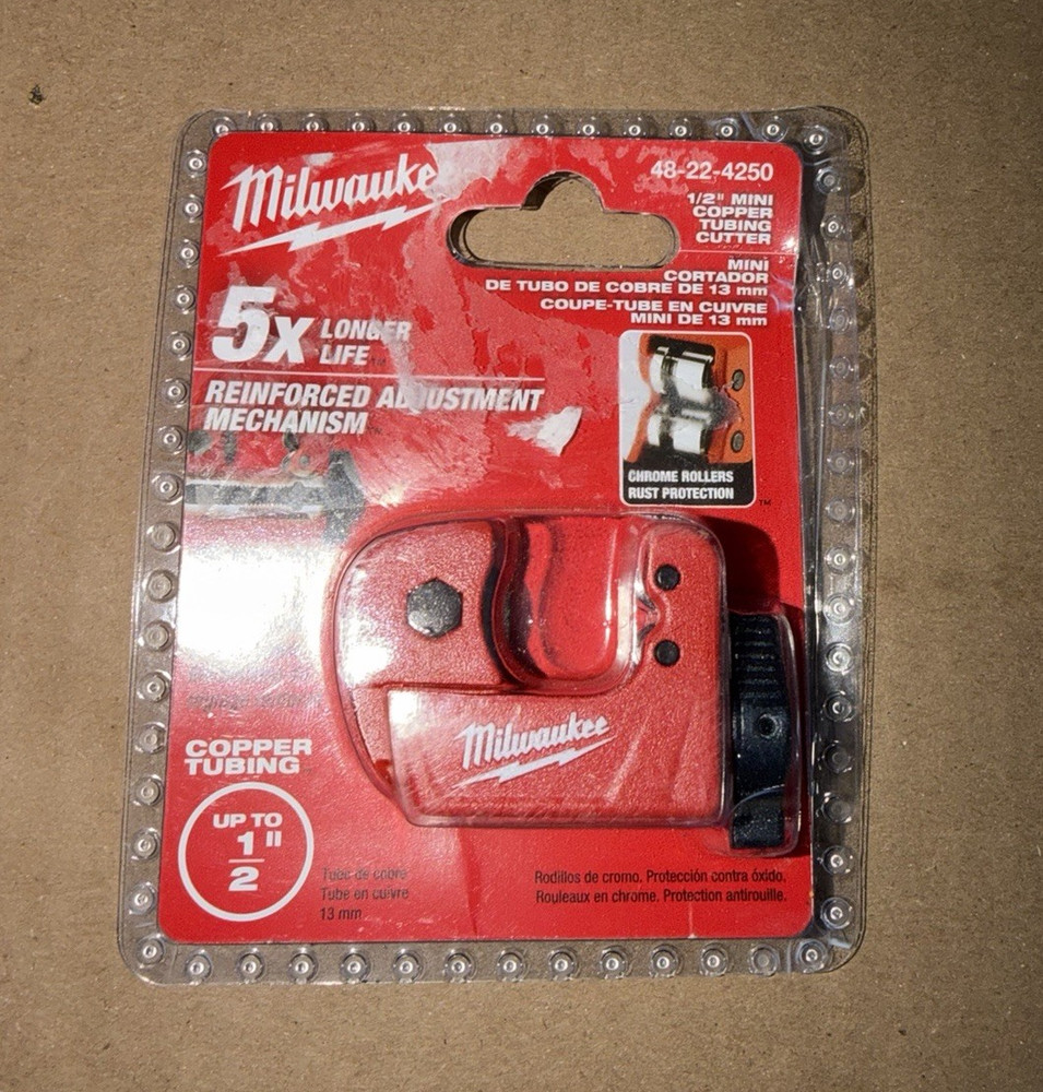 Milwaukee 48-22-4250 Mini Copper Tube Cutter &ndash; up to 1/2&rdquo;