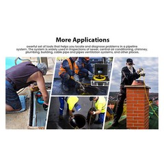 Inspection Video 30M IP68 Waterproof Drain Sewer C2R3
