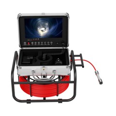 9&Prime; Monitor DVR 16GB 50M Drain Sewer Industrial Endoscope Pipe Inspection Camera