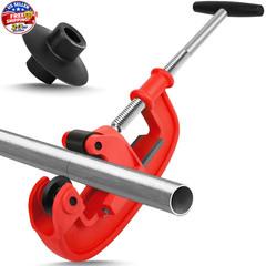 Heavy Duty 1/8-2&Prime; Pipe Cutter Tool with an Extra Blade, Sharp Rigid Tubing Cutte
