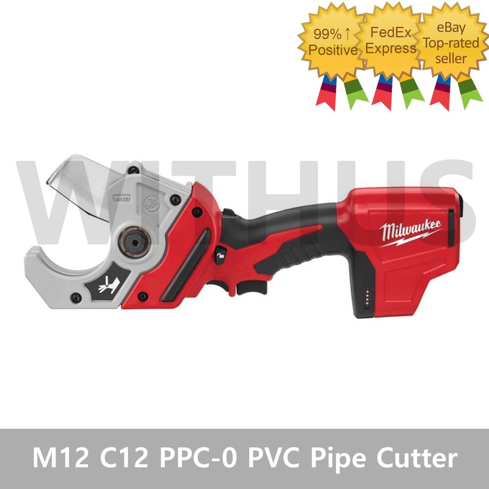 Milwaukee M12 C12 PPC-0 PVC Pipe Cutter 50mm Cordless REDLINK Tool Only =