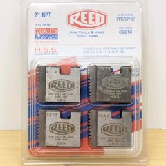 Reed Mfg R12+ Segmental Pipe Dies 2&Prime; NPT Item 05616 Catalog R12DN2 HSS