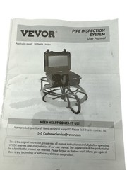 VEVOR Pipe Inspection System 9in sewer inspection Screen 164 Foot Cable WP9600A