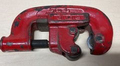 Vintage No. 1-2 Rigid No. 1 Heavy Duty Pipe Cutter Tool 1/8&Prime; to 1-1/4&Prime;