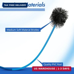 3 Pcs Condensate Trap Flexible Drain Brush, 16 Inch AC Drain Line Cleaning Brush