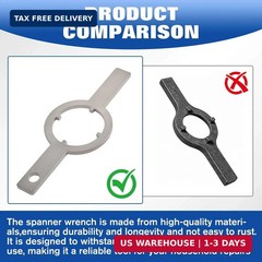 SPEEDWOX Spanner Wrench For Washer Tub Nut 21366 Stainless Steel Tub Drain Wrenc