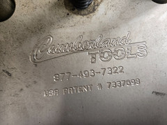 Cumberland Products Mainline Pipe Scraper 6&rdquo; &ndash; 8&rdquo; Used