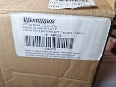34DA26 WESTWARD Threading Machine Die Head: Use with 31XM65 Series