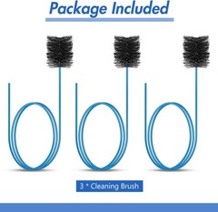3 Pcs Condensate Trap Flexible Drain Brush, 48 Inch AC Drain Line Cleaning Br&hellip;
