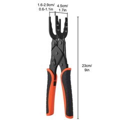 3-in-1 Air Line Disconnect Pliers Tool 1/2&Prime; 3/4&Prime; 1&Prime; Push Connect Fitting Remover