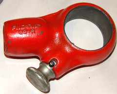 RIDGID 00-R MANUAL PIPE THREADER RATCHET HEAD & 6 DIES! 1, 3/4, 1/2, 3/8, 3/16&Prime;!