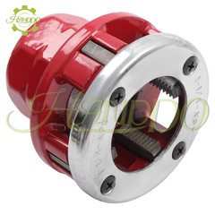 Manual Threading/Pipe & Bolt Die Head Complete w/Dies, 1-1/4&Prime; &1&Prime; NPT 12-R RH