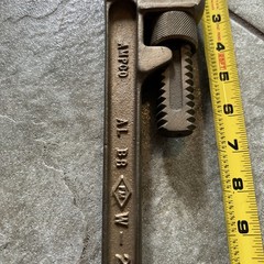 Ampco W-212 Non Sparking Aluminum Bronze Adjustable 14&Prime; Pipe Wrench SPARK PROOF