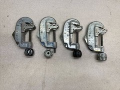 RIDGID No. 20 &ndash; 5/8 inch to 2-1/8 inches Pipe Cutters. LOT OF 4. PARTS/REPAIR