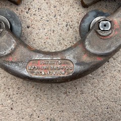 Reed H-6 Hinged 4-Wheel Pipe Cutters Cast & Ductile Pipe 4&Prime; to 6&Prime; Capacity