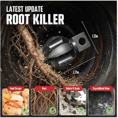 Heavy-Duty 6-Blade Root Cutter for 1.5-4&Prime; Pipes &ndash; 9-in-1 Set