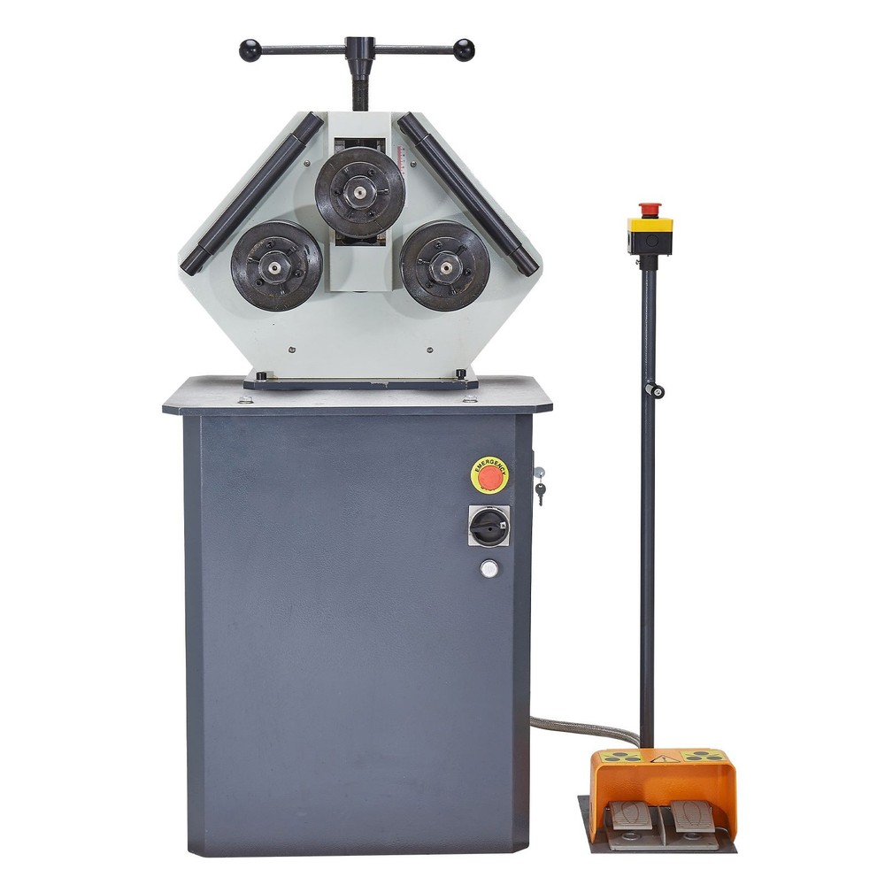 750W 3-Roller Electric Pipe Bender H/V Operation