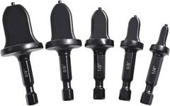 5 Piece Flaring Tool Set for HVAC Swaging Drill Bits Soft Tubing Repair