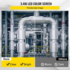 164FT/50M Sewer Camera HD Drain Pipe Inspection Camera 4.3 In LCD Monitor