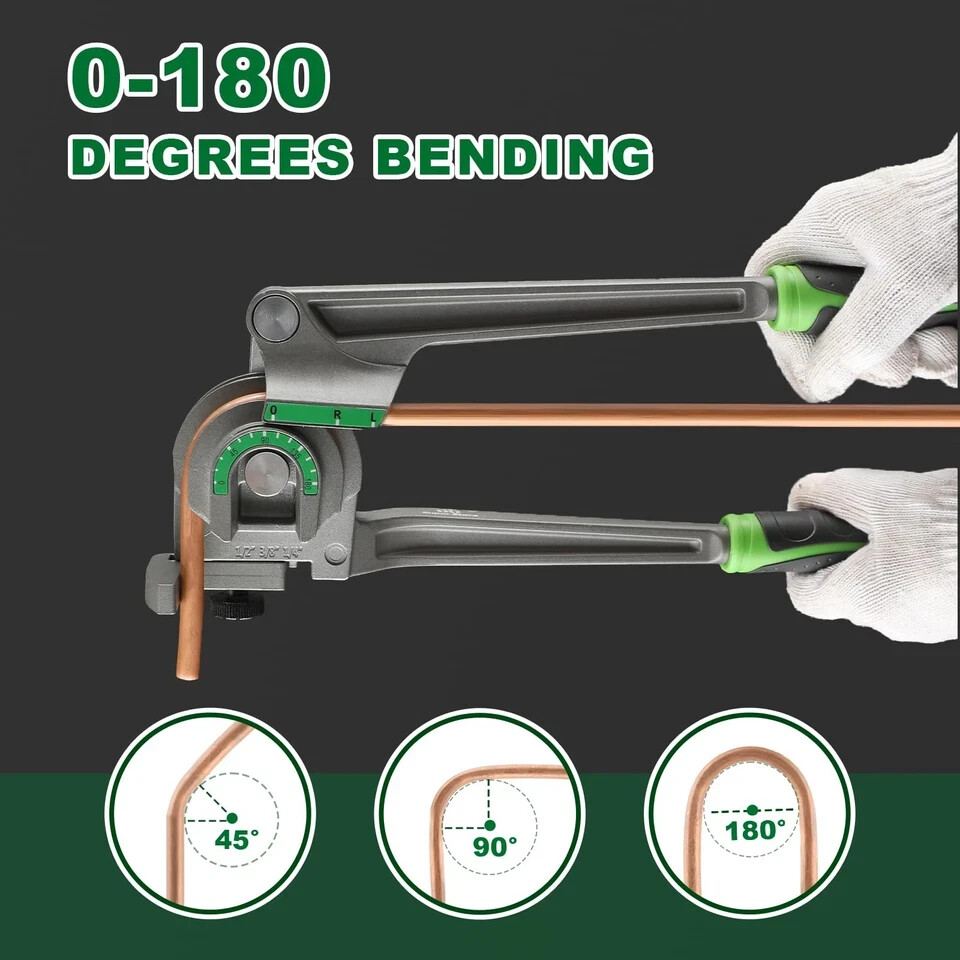 3 in 1 ladder type tube bender 1/4&Prime; 3/8&Prime; 1/2&Prime; O.D, HVAC/R ST-612-A
