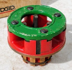 RIDGID LEFT HAND 00-R 1&Prime; LH DIE PIPE THREADER 36930 CUTTER
