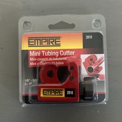 Empire Mini Tubing Cutter 2812 Mini Tube Cutter 1/8&Prime;-7/8&Prime; Pipe Size Range