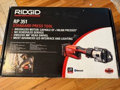 Ridgid RP 351 18V Li-Ion Battery ProPress Tool Kit with Hard Case & Bluetooth