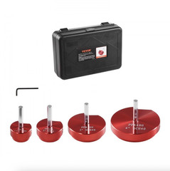 Vevor PVC Pipe Reamer Kit PVC Pipe Fitting PVC Socket Saver 1-1/2&rdquo;+2&rdquo;+3&rdquo;+4&rdquo; Red