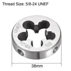 5/8-24 UNEF Round Die Alloy Tool Steel Right Hand Threading Die for Industrial