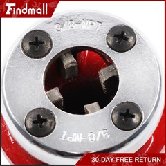 Findmall 3/8&Prime; Pipe Threader Dies Kit Ratchet Replacement for Plumbing