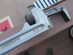 MCC 24&Prime; Aluminum Pipe Wrench PW-DA600 Jaw Size 600mm Forged Handle Japan