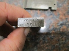 Ridgid 47745 Universal Dies 1/2&Prime; TO 3/4&Prime; &ndash; 14 Alloy RH USED FREE SHIPPING