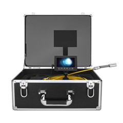 50M Handheld Drain Sewer Pipe Inspection Camera 4.3 inch DVR 16GB 17MM Lens