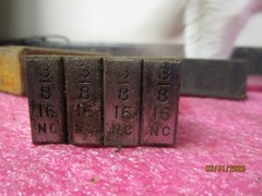 Qty (4) NEW Oster Dies 300 NC Bolt