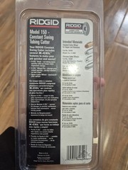 RIDGID 31622 Constant Swing Tubing Cutter