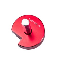 RED 6pcs Pipe Fitting Reamer Kit For 1/2&Prime; drills PVC Pipe Reamer Tool Durable